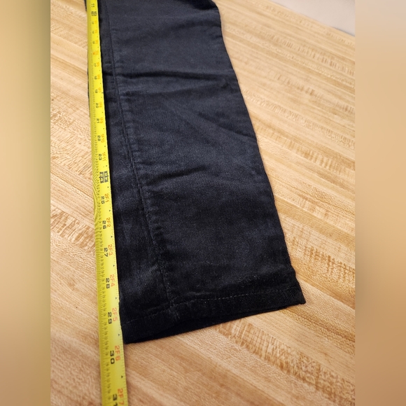 LOFT Curvy High Waist Skinny Velvet Pants Black, size 12 - Picture 11 of 11